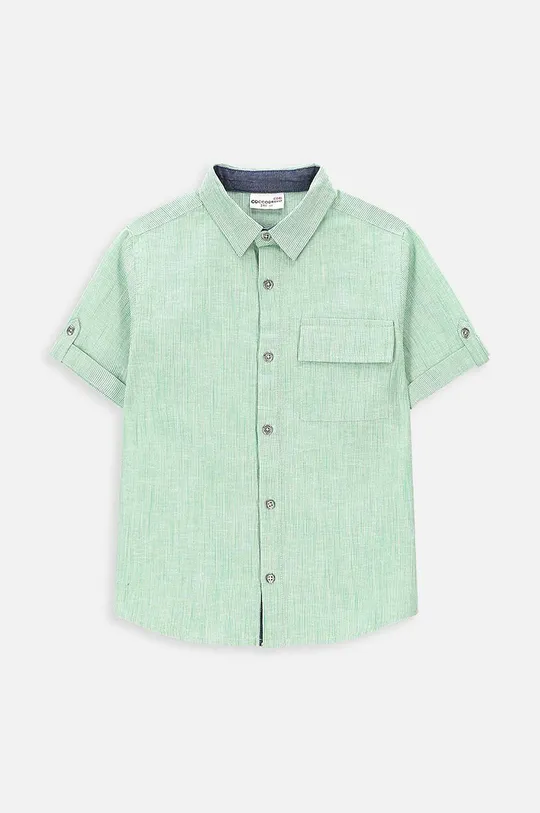 zielony Coccodrillo koszula dziecięca Chłopięcy