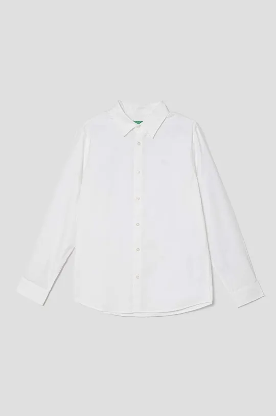 fehér United Colors of Benetton gyerek ing pamutból Fiú