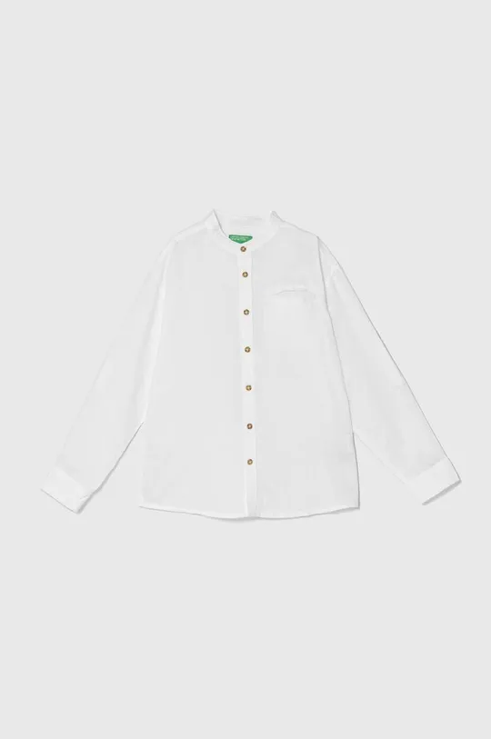 белый Детская рубашка United Colors of Benetton Для мальчиков