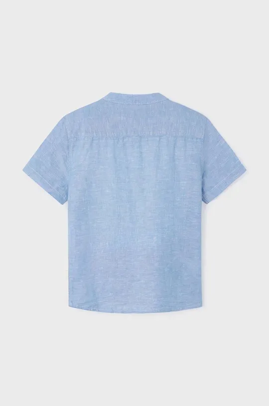 Dječja košulja s dodatkom lana Mayoral plava