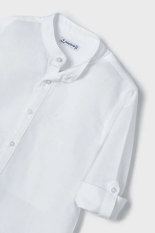 bijela Dječja košulja s dodatkom lana Mayoral