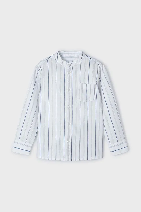 Παιδικό βαμβακερό πουκάμισο Mayoral λευκό