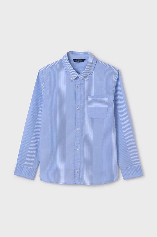 Otroška bombažna srajca Mayoral modra