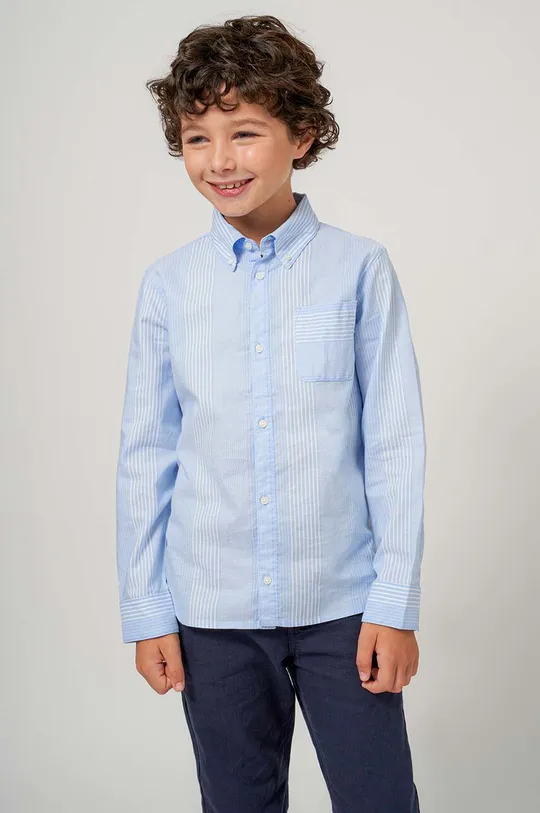 Детская хлопковая рубашка Mayoral