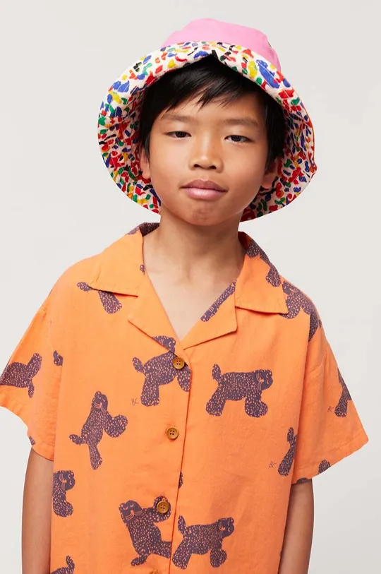 oranžna Otroška bombažna srajca Bobo Choses