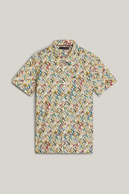 Παιδικό πουκάμισο Tommy Hilfiger μπεζ