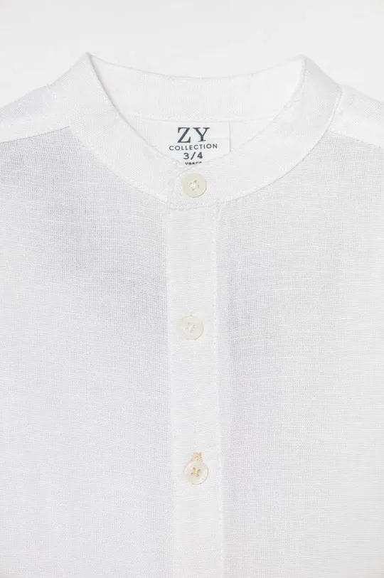 Παιδικό πουκάμισο από λινό μείγμα zippy 50% Βισκόζη, 41% Βαμβάκι, 9% Λινάρι