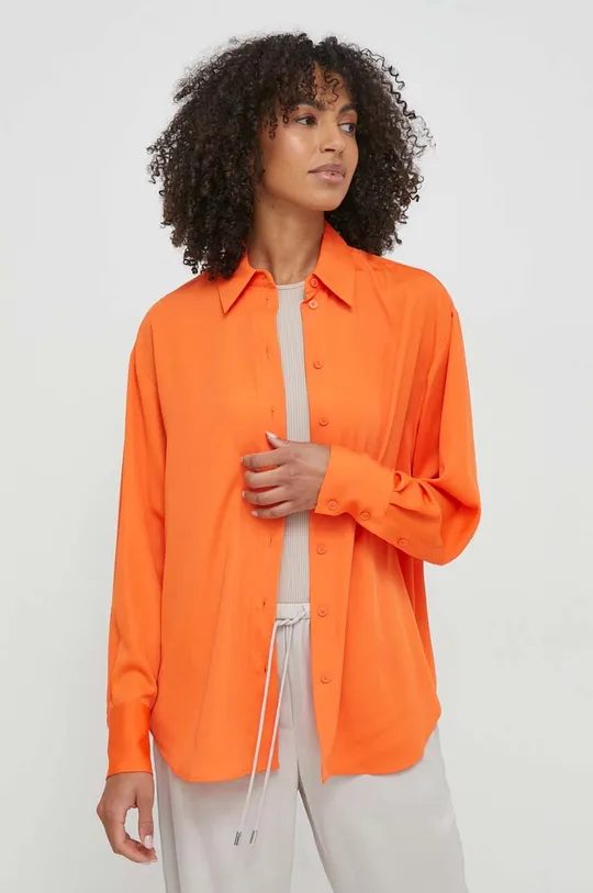 πορτοκαλί Πουκάμισο Calvin Klein Γυναικεία