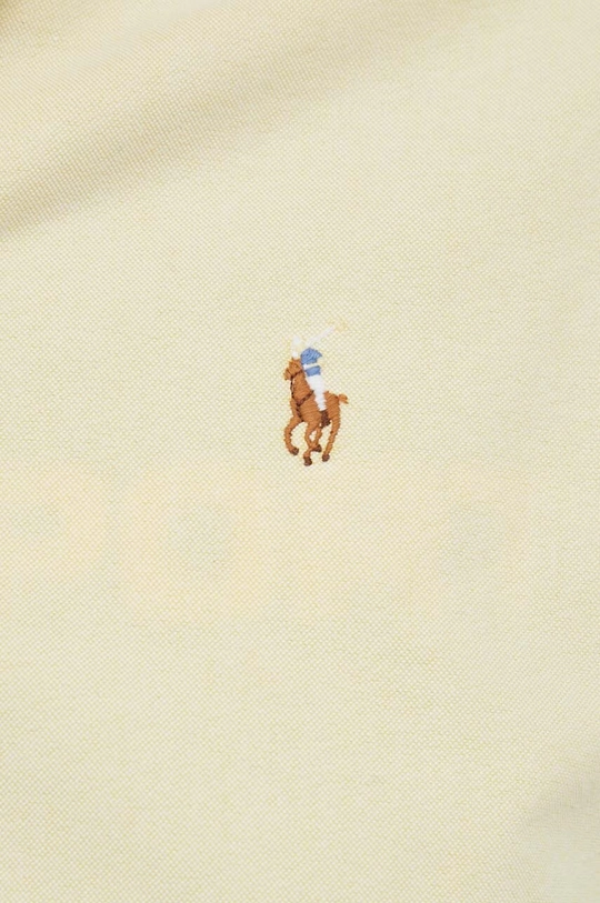 Pamučna košulja Polo Ralph Lauren zlatna