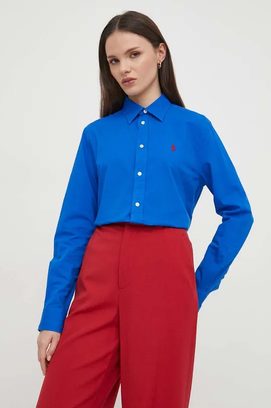 σκούρο μπλε Βαμβακερό πουκάμισο Polo Ralph Lauren