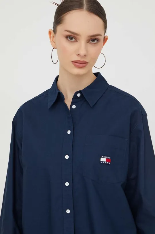 mornarsko plava Pamučna košulja Tommy Jeans
