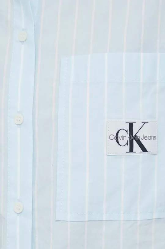Bavlnená košeľa Calvin Klein Jeans modrá