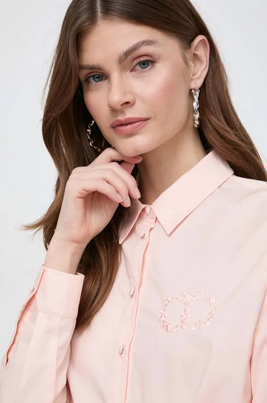 ροζ Βαμβακερό πουκάμισο Twinset