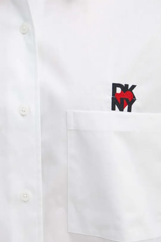 Βαμβακερό πουκάμισο DKNY HEART OF NY Γυναικεία