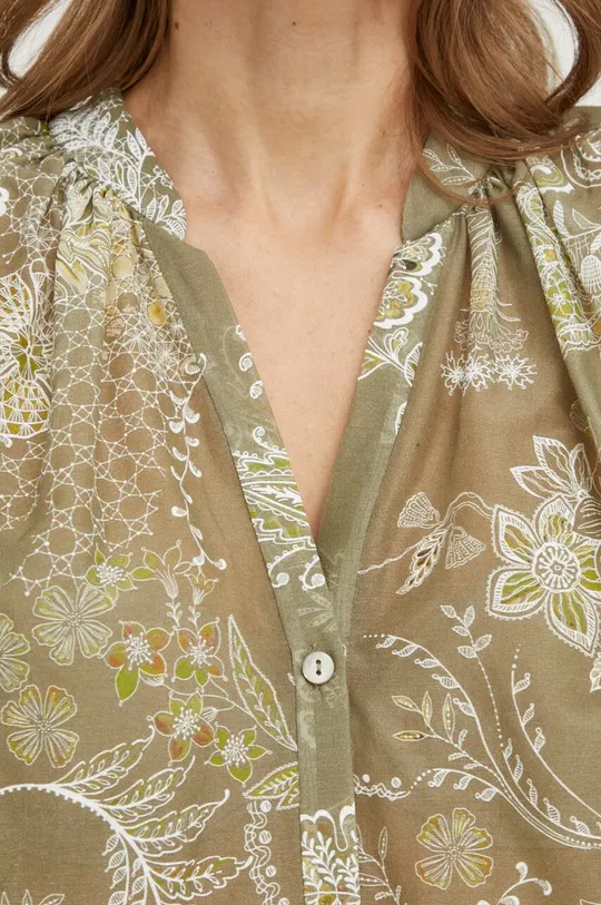Luisa Spagnoli koszula z domieszką jedwabiu