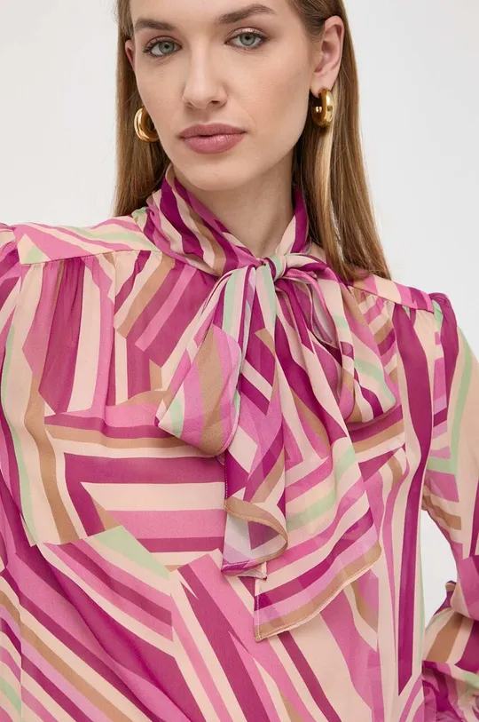 фиолетовой Шёлковая блузка Luisa Spagnoli