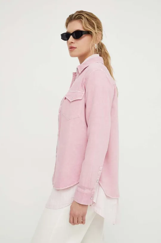ροζ Τζιν πουκάμισο Levi's
