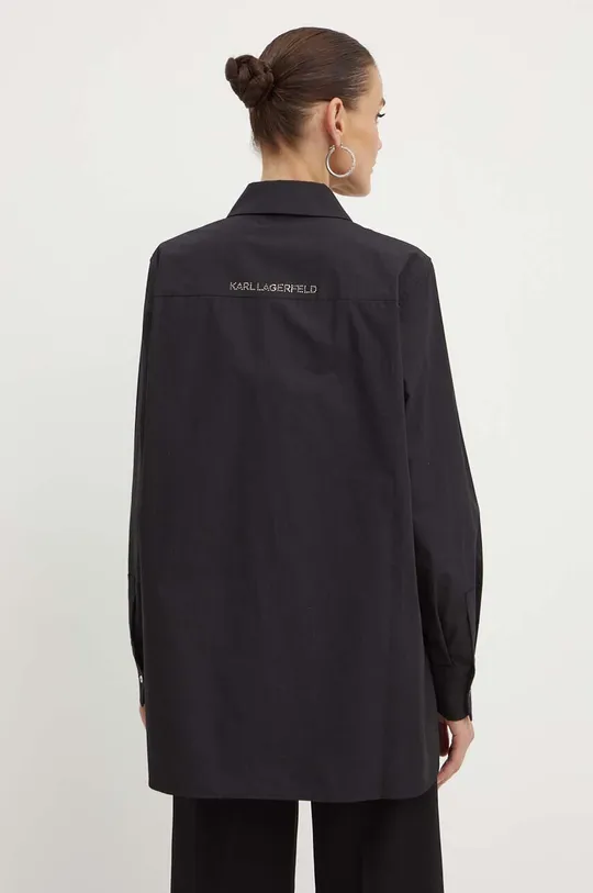 Βαμβακερό πουκάμισο Karl Lagerfeld 100% Οργανικό βαμβάκι