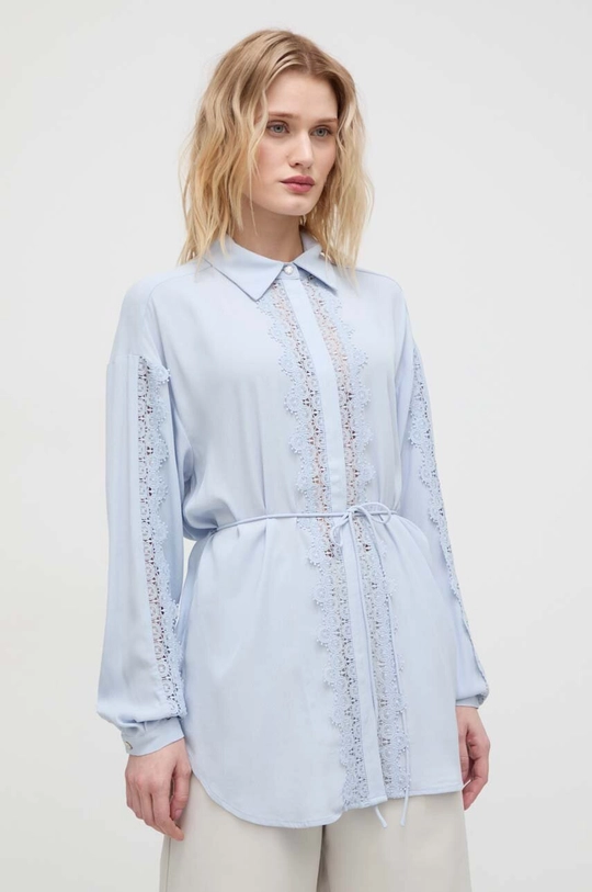 Bruuns Bazaar camicia blu