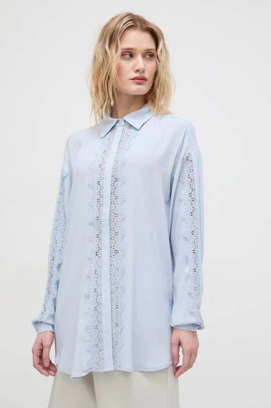 niebieski Bruuns Bazaar koszula