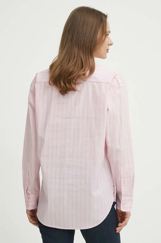 ružová Bavlnená košeľa Lauren Ralph Lauren