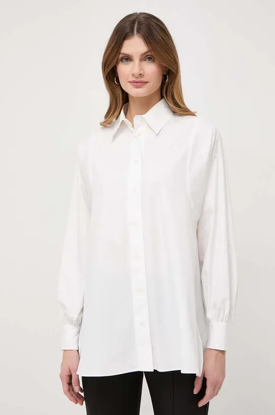 λευκό Βαμβακερό πουκάμισο Weekend Max Mara Γυναικεία