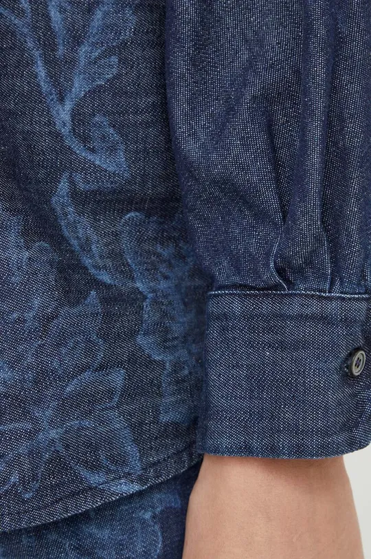 Weekend Max Mara bluzka jeansowa 2415111081600 granatowy