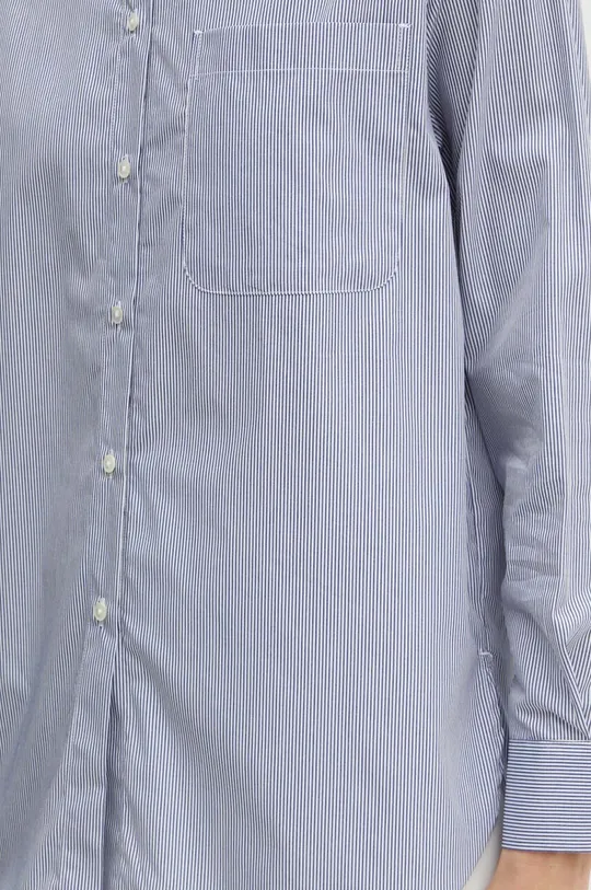 Βαμβακερό πουκάμισο MAX&Co. σκούρο μπλε