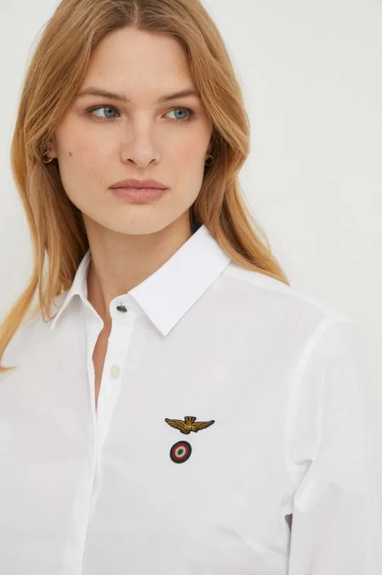 biały Aeronautica Militare koszula