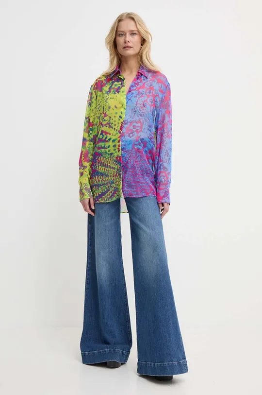 Košeľa Versace Jeans Couture viacfarebná