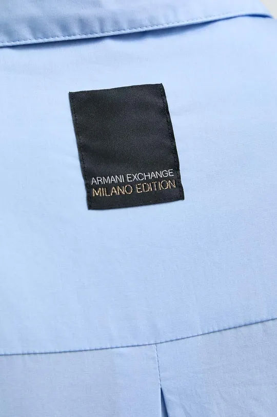 Βαμβακερό πουκάμισο Armani Exchange Γυναικεία