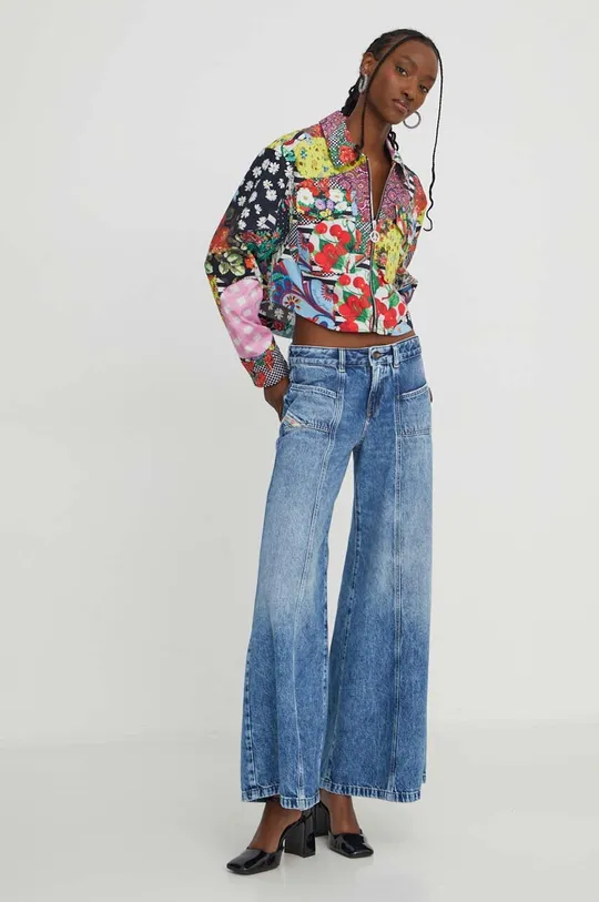 Bunda Moschino Jeans viacfarebná