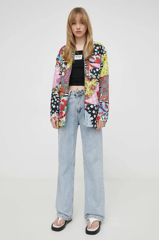 Moschino Jeans kurtka koszulowa multicolor