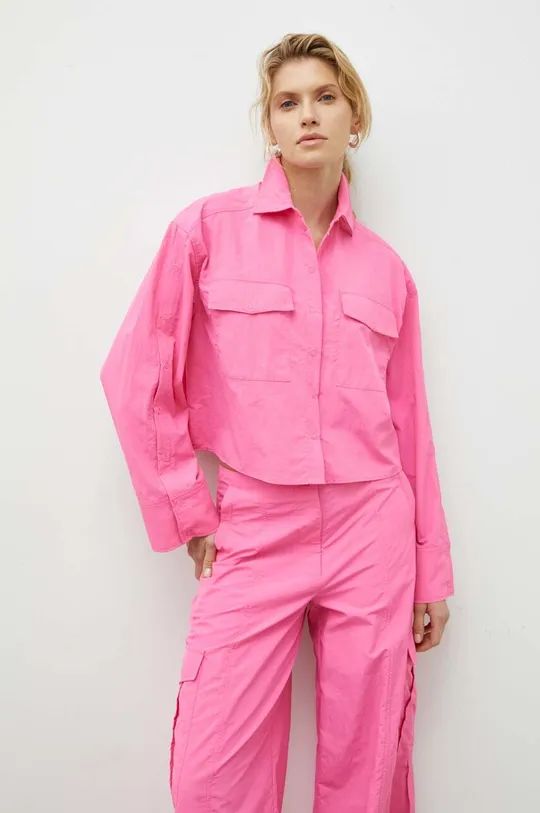 ροζ Πουκάμισο 2NDDAY2ND Edition Idette - Essential Texture Γυναικεία