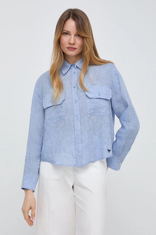 blu Weekend Max Mara camicia di lino Donna