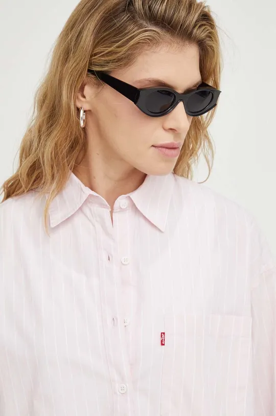 ροζ Βαμβακερό πουκάμισο Levi's