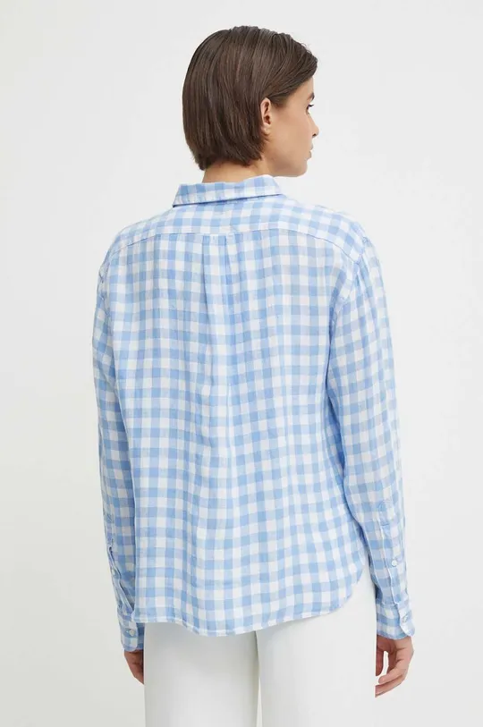 modra Lanena srajca Polo Ralph Lauren
