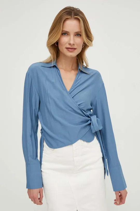 niebieski Sisley bluzka