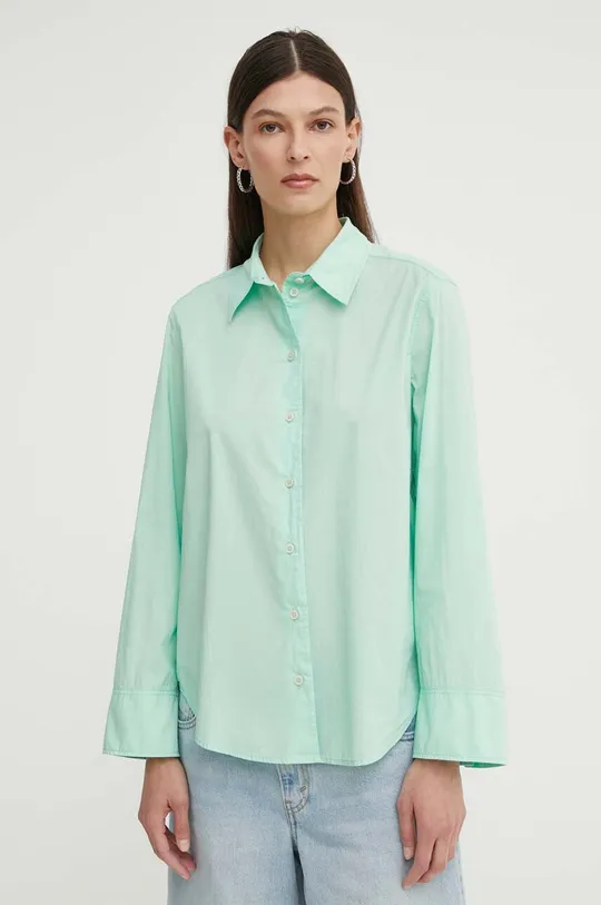 πράσινο Βαμβακερό πουκάμισο Marc O'Polo Γυναικεία