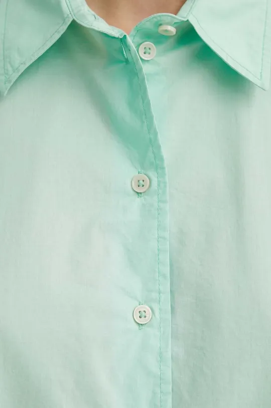 Βαμβακερό πουκάμισο Marc O'Polo πράσινο