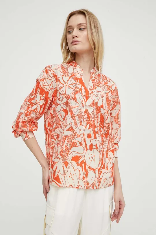 барвистий Бавовняна блузка Marc O'Polo Жіночий