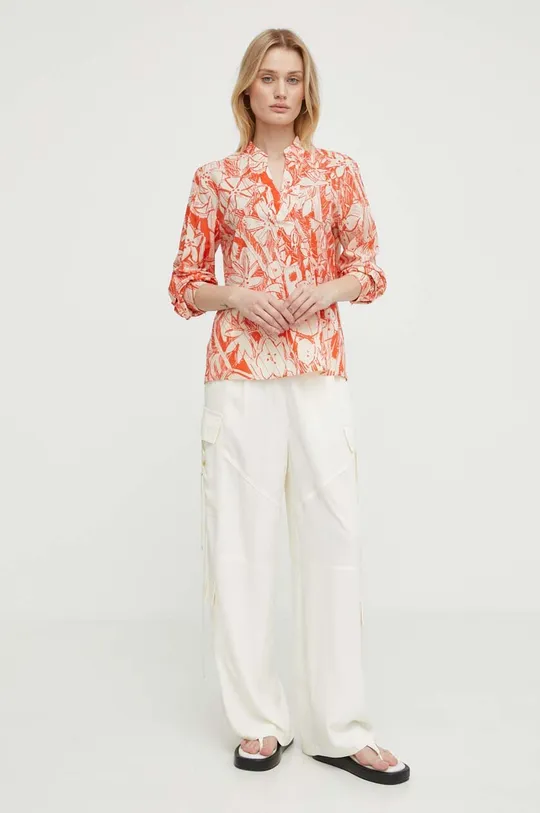 Βαμβακερή μπλούζα Marc O'Polo πολύχρωμο