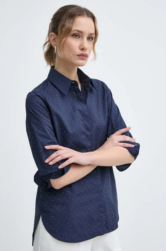 blu navy Marella camicia in cotone Donna