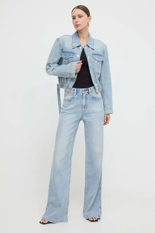 Jeans jakna Miss Sixty modra