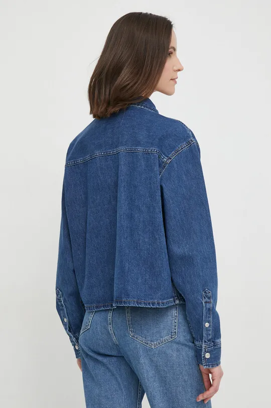 Rifľová košeľa Calvin Klein Jeans 100 % Bavlna