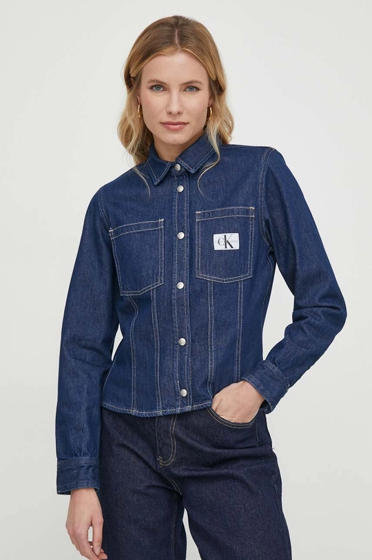 sötétkék Calvin Klein Jeans farmering Női