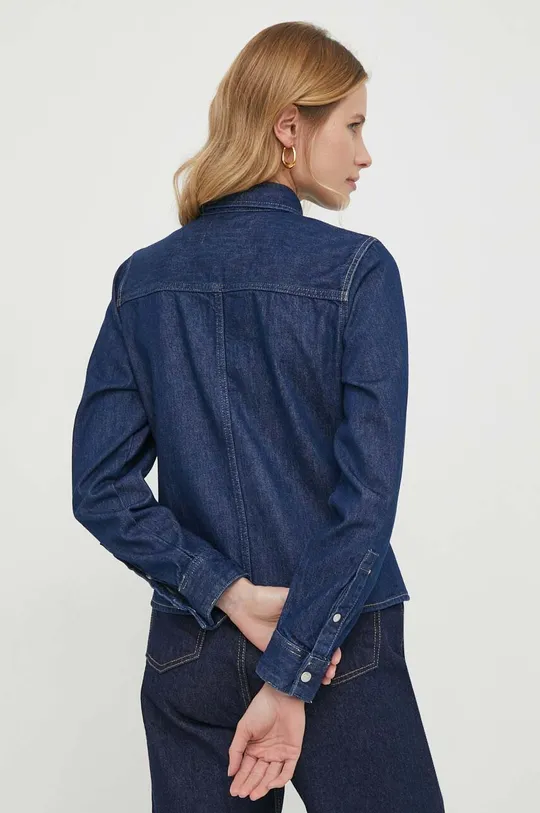 Rifľová košeľa Calvin Klein Jeans 100 % Bavlna