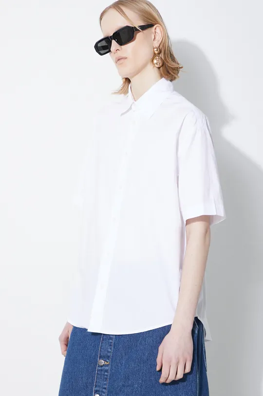 λευκό Βαμβακερό πουκάμισο Carhartt WIP Jaxon