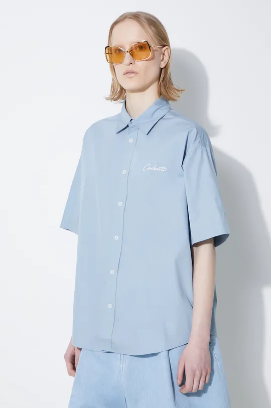 blu Carhartt WIP camicia in cotone Jaxon