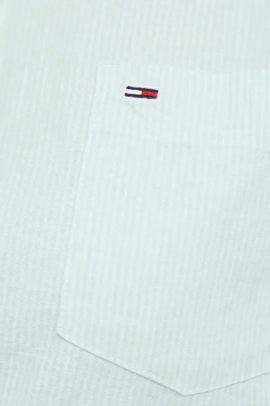Košulja s dodatkom lana Tommy Jeans Ženski